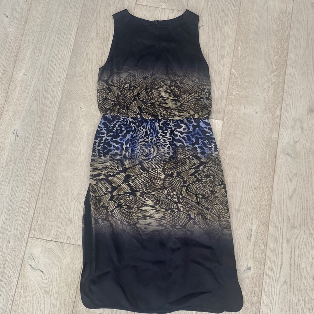 Gorgeous silk elastic waist dress